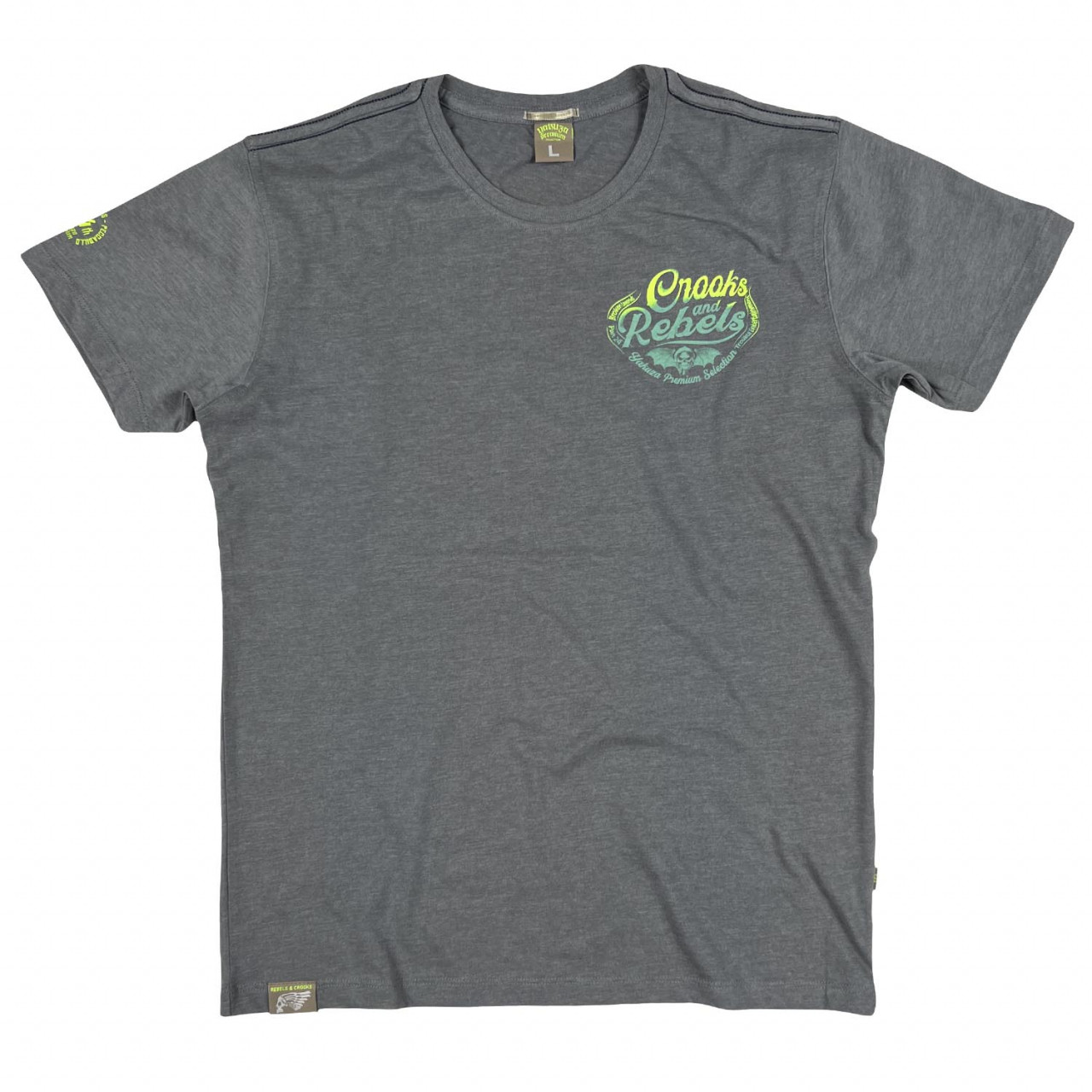 Triko Yakuza Premium Tiger Rebels - šedé, M