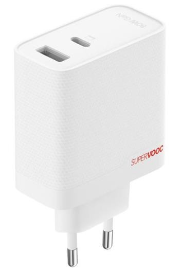 OnePlus SUPERVOOC 80W Dual Ports GaN Power Adapter Kit