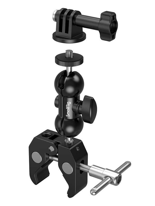 SmallRig Crab-Shaped Clamp Kit with Ballhead Magic Arm 1138B