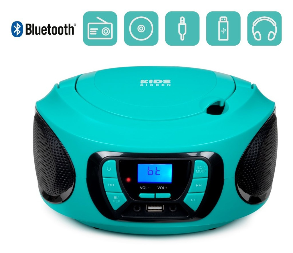 Bigben radiomagnetofon Cd62blusbbt