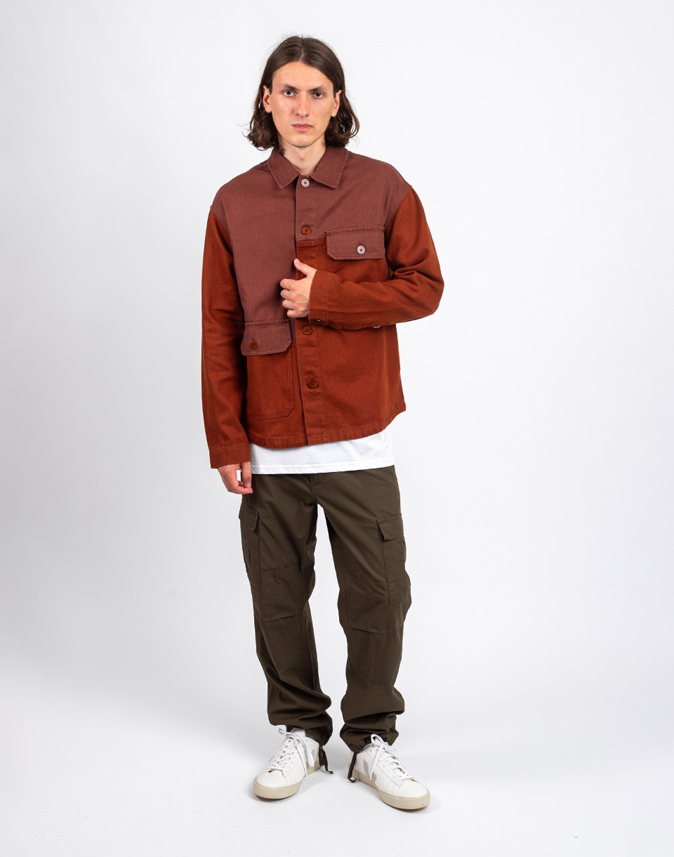 Thinking MU Toasted Herringbone Carmy Jacket BROWN S