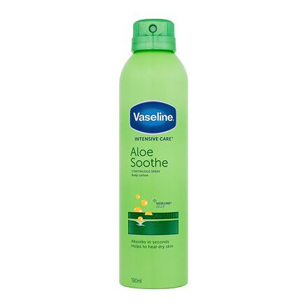 Vaseline Intensive Care Aloe Soothe Body Lotion Spray zklidňující a hydratující tělové mléko ve spreji 190 ml unisex