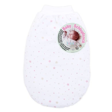 babybay Cotton sand Slip sack organický s otvorem na pásek bílá hvězda mix /berr