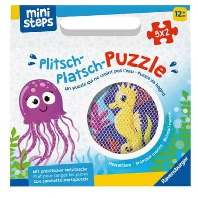 Ravensburger ministeps® splash-splash puzzle mořská zvířata