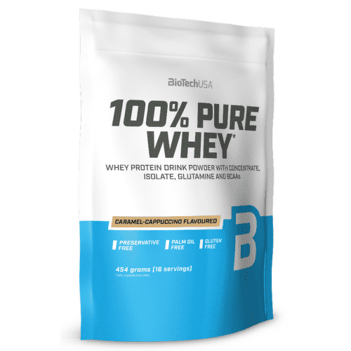 BioTech 100% Pure Whey 454 g caramel cappuccino