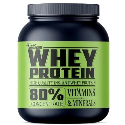 FitBoom Whey Protein 80 % 2250 g pistácie