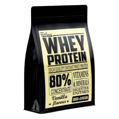 FitBoom Whey Protein 80 % 1000 g vanilka