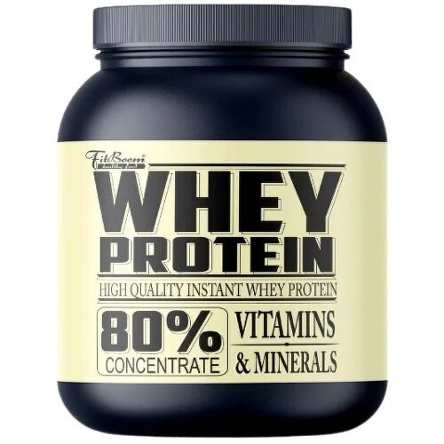 FitBoom Whey Protein 80 % 2250 g slaný karamel