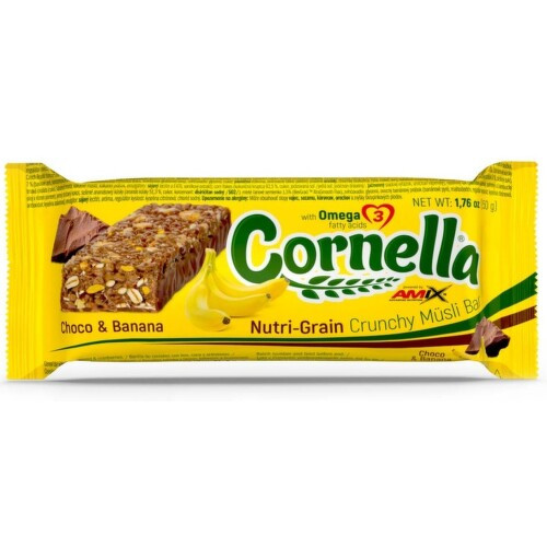 Amix Cornella Musli Bar čokoláda banán 50g