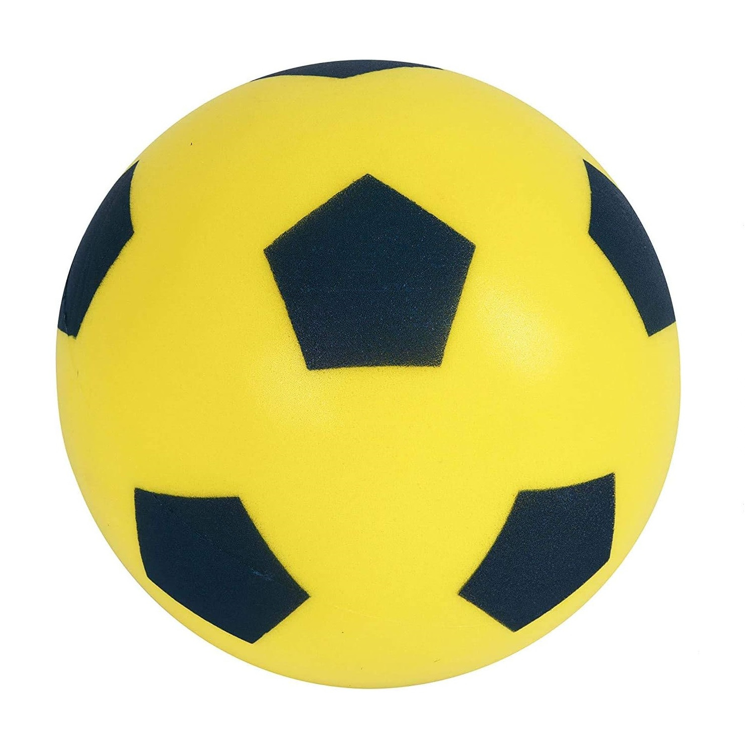 Míč MASTER Soft fotbal - 21 cm - žlutý