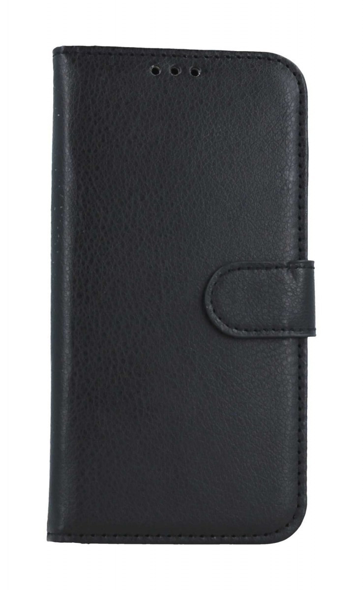 Pouzdro TopQ iPhone 16 knížkové černé s přezkou 127721
