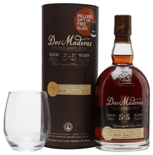 Dos Maderas 5+5 Ron Añejo Superior Reserve PX 0,7l 40% + 1x sklo GB