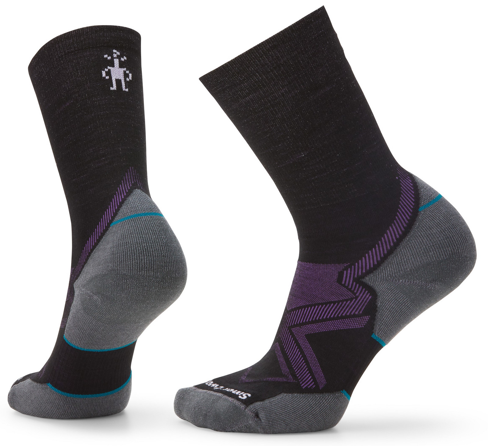 Smartwool W RUN COLD WEATHER TARGETED CUSHION CREW black Velikost: S
