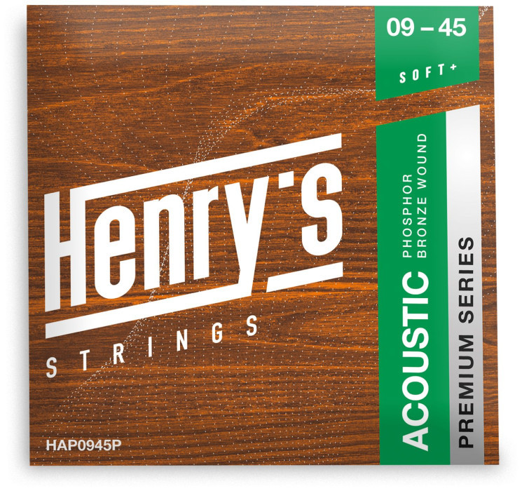 Henry’s HAP0945P Premium Phosphor Bronze, - 009“ - 045“