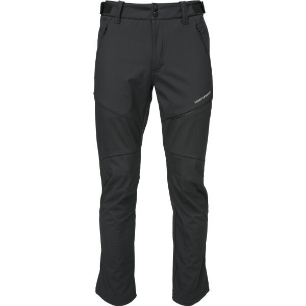 Northfinder KARSON Pánské softshellové kalhoty, černá, velikost