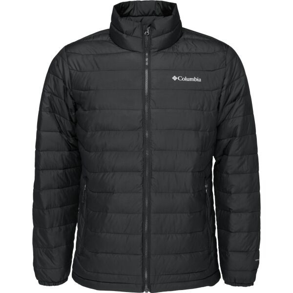 Columbia POWDER LITE II JACKET Pánská zimní bunda, černá, velikost