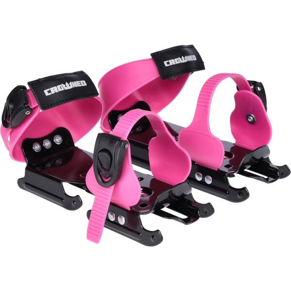 Crowned SLIDEE Dětské lední brusle, růžová, velikost