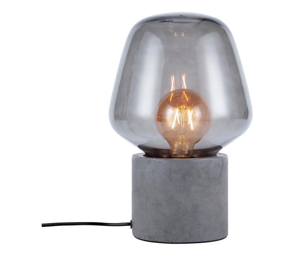 Nordlux Nordlux - Stolní lampa CHRISTINA 1xE27/25W/230V beton/šedá