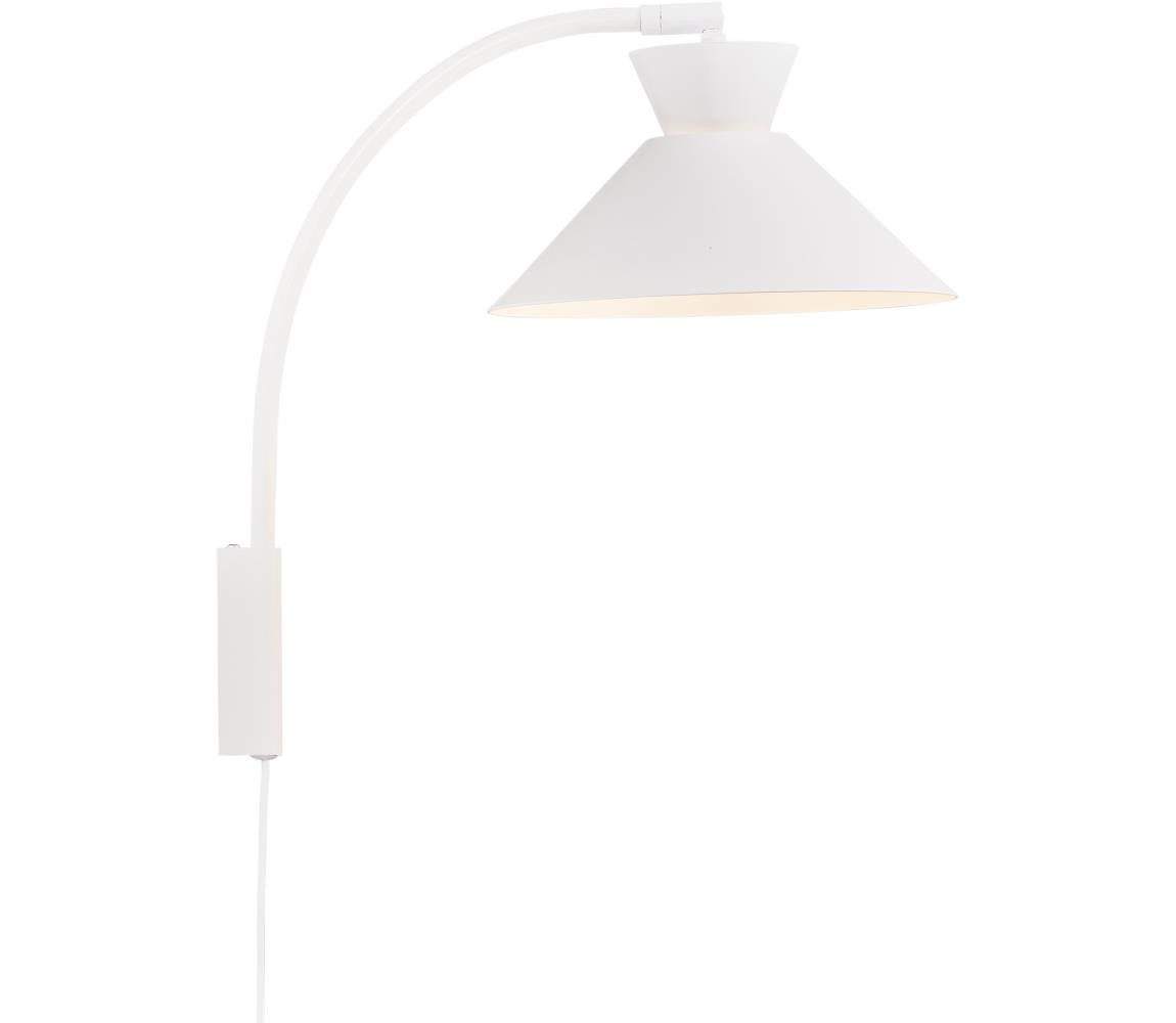 Nordlux Nordlux - Nástěnná lampa DIAL 1xE27/40W/230V bílá