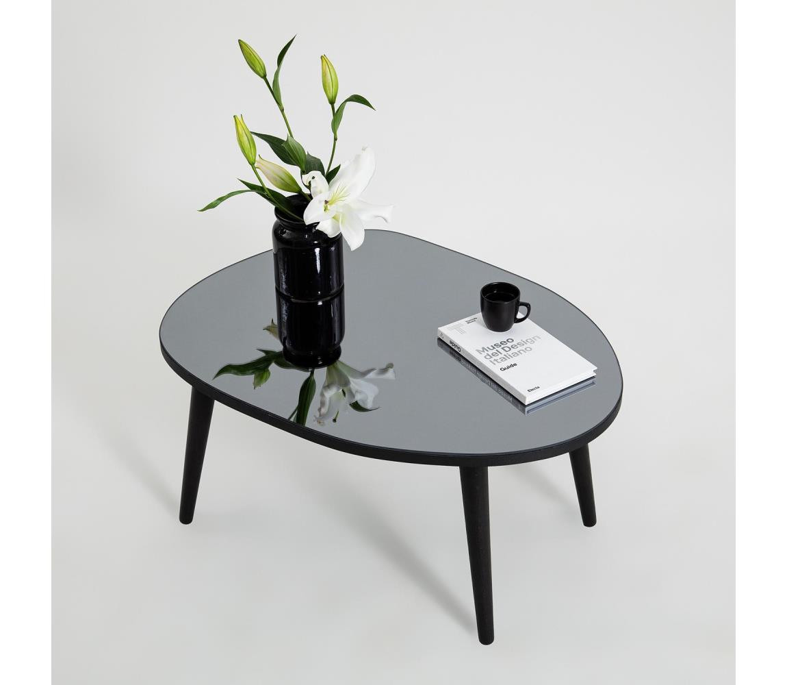 Konferenční stolek GUSTO 38x75 cm černá