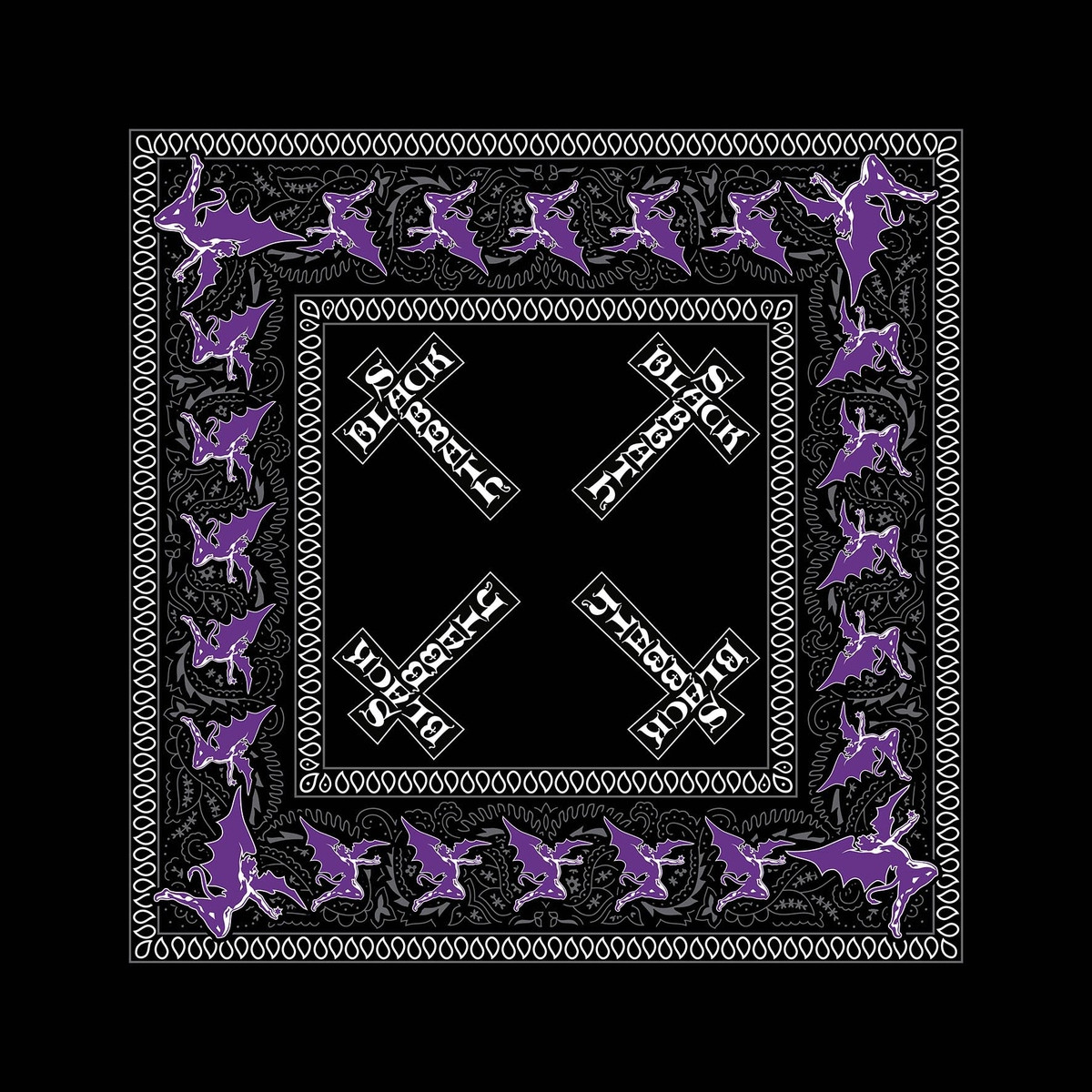 šátek Black Sabbath - Cross Logo - RAZAMATAZ