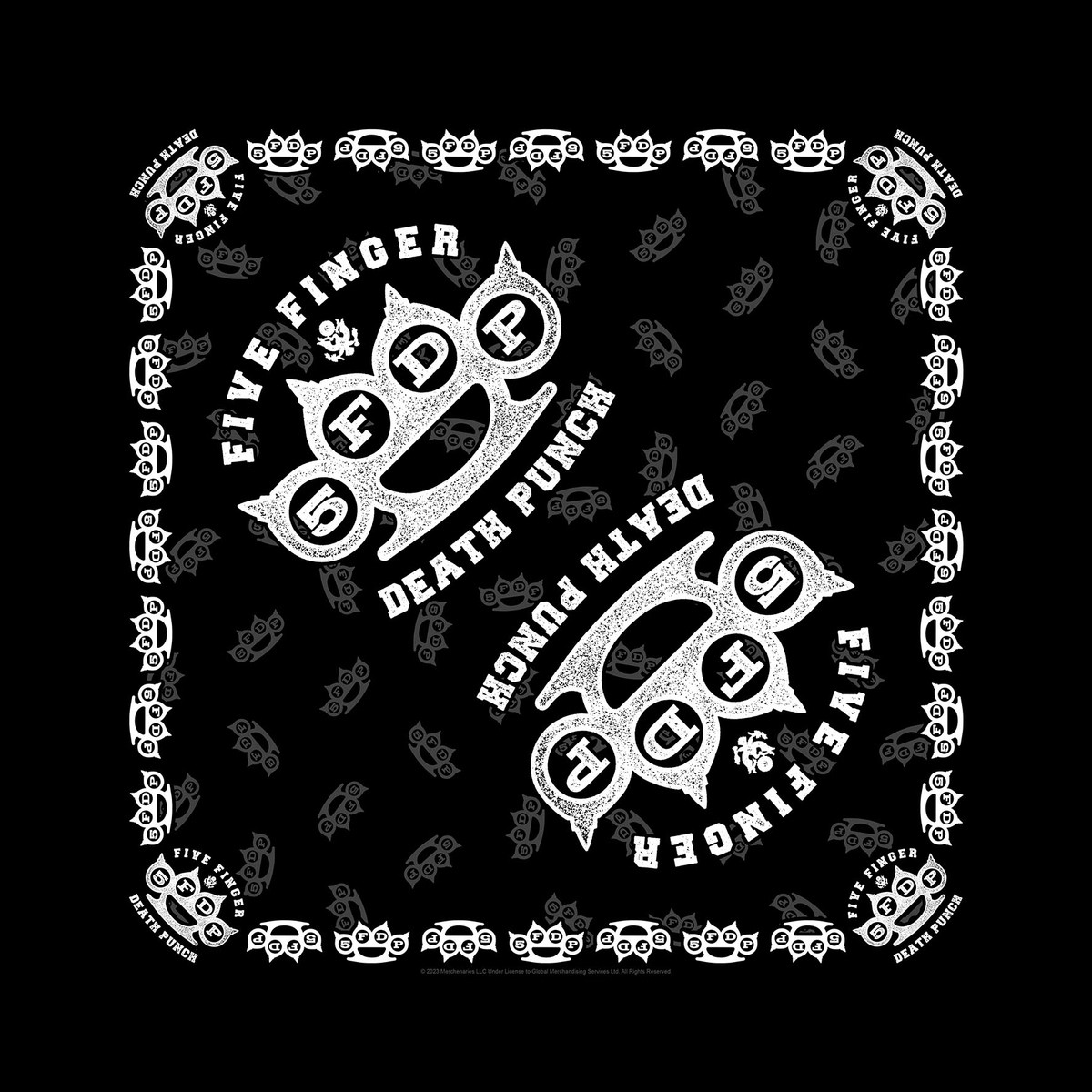 šátek FIVE FINGER DEATH PUNCH - KNUCKLES - RAZAMATAZ