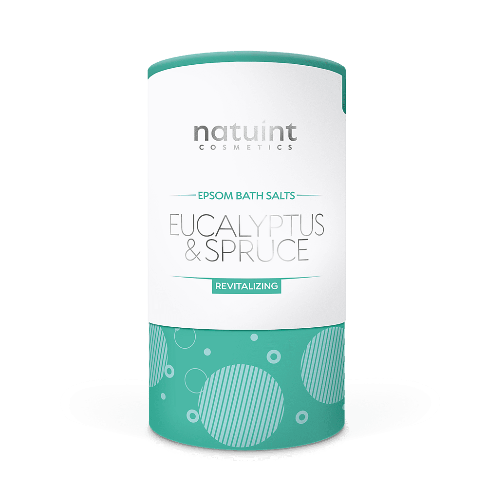 Natuint Cosmetics revitalizující solná koupel Smrk - Eukalyptus 550 g