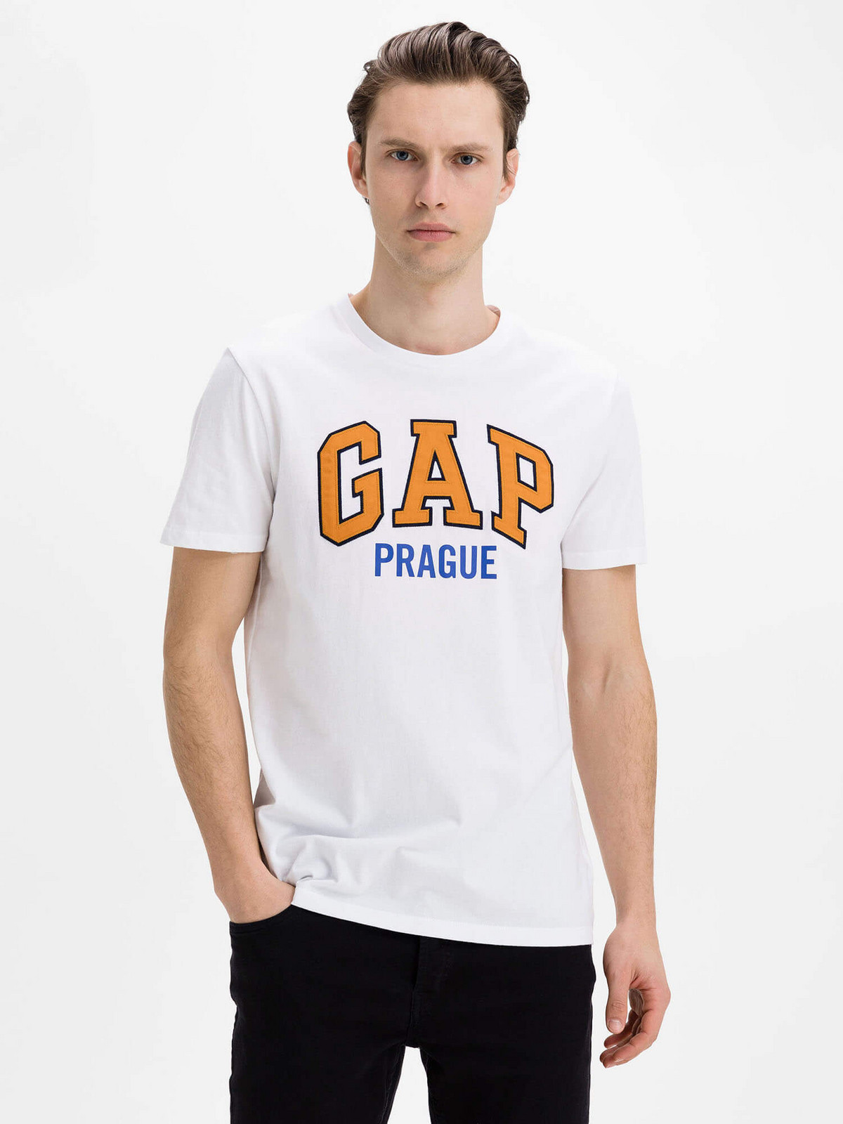 GAP Tričko Logo f-prague city t - Pánské