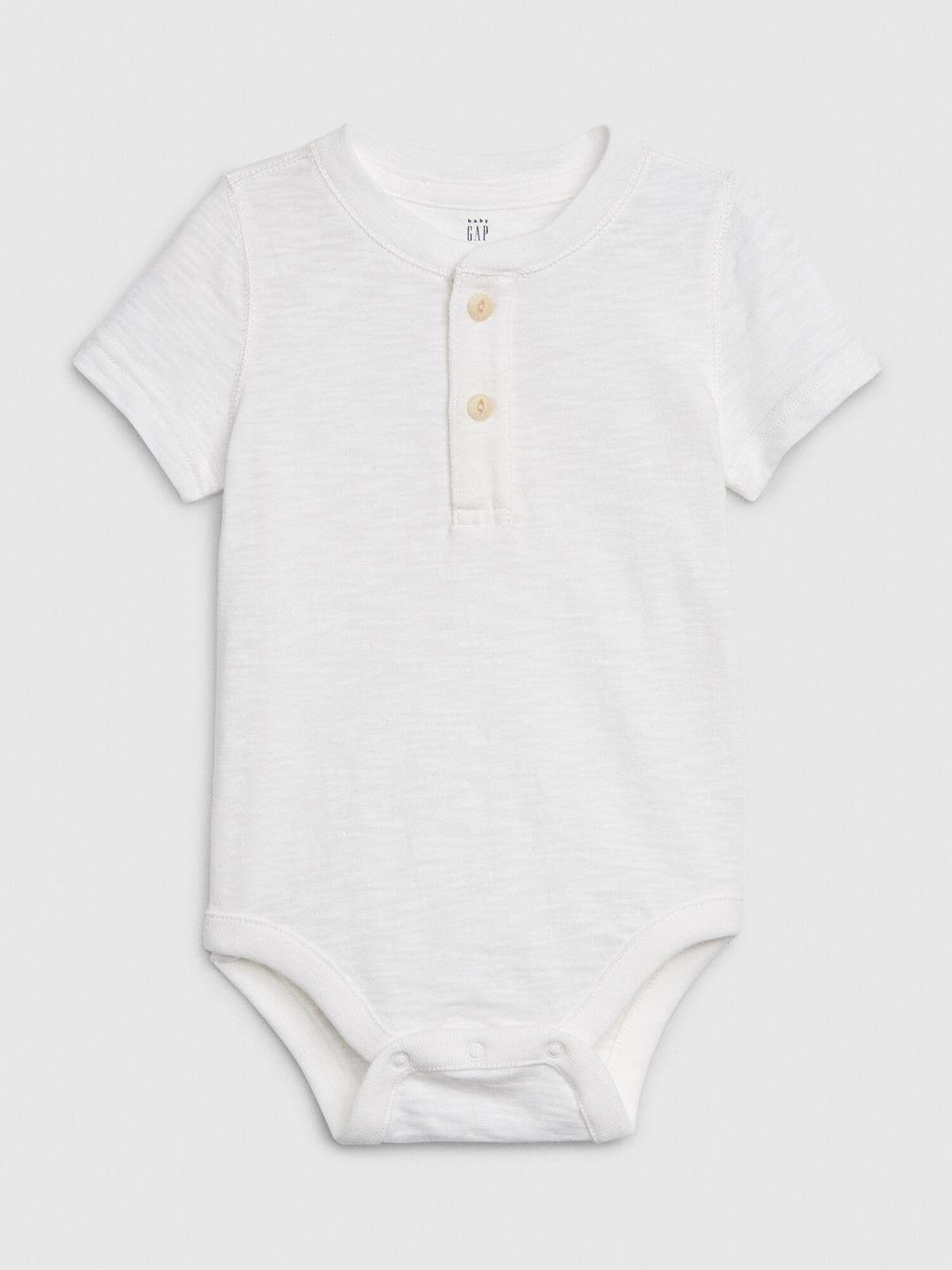 GAP Baby body henley short sleeve bodysuit - Kluci