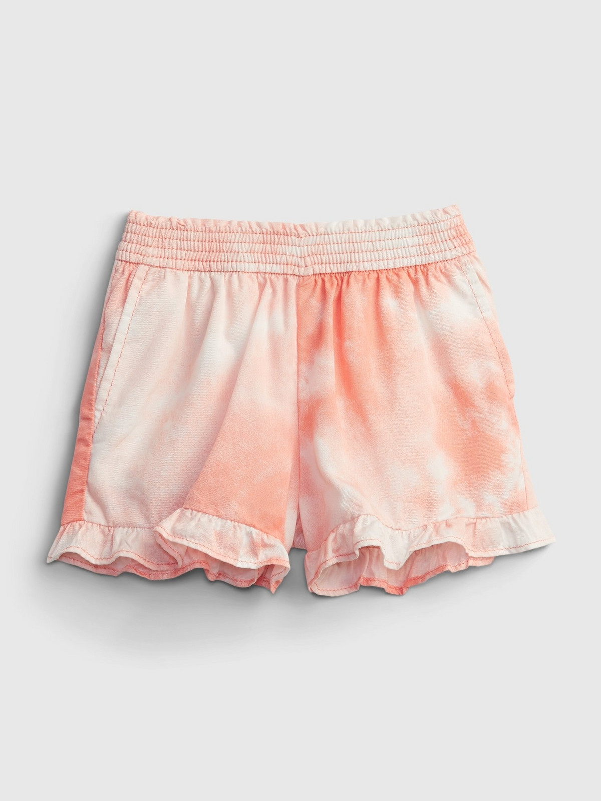 GAP Dětské kraťasy ruffle pull-on shorts - Holky