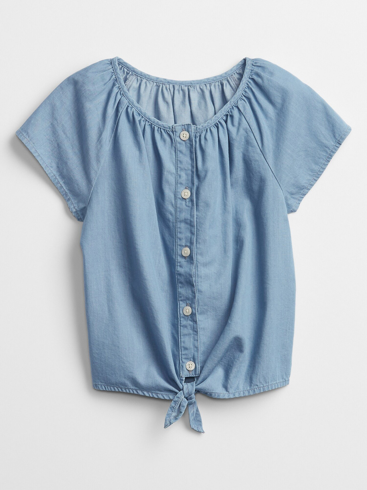 GAP Dětský top chambray - Holky