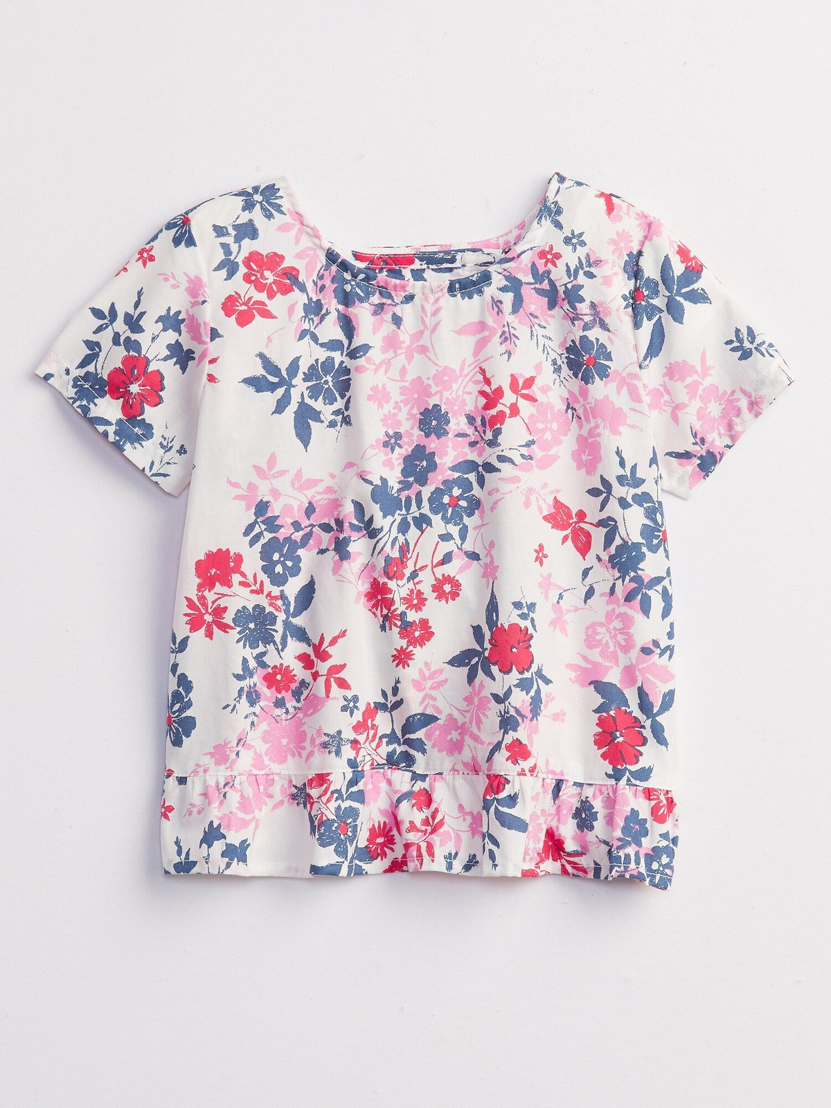 GAP Dětské tričko wrap back t-shirt - Holky