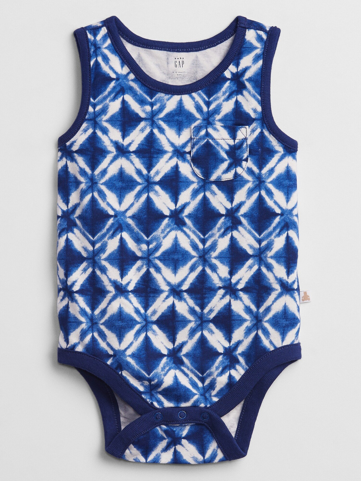 GAP Baby body pocket print bodysuit - Kluci