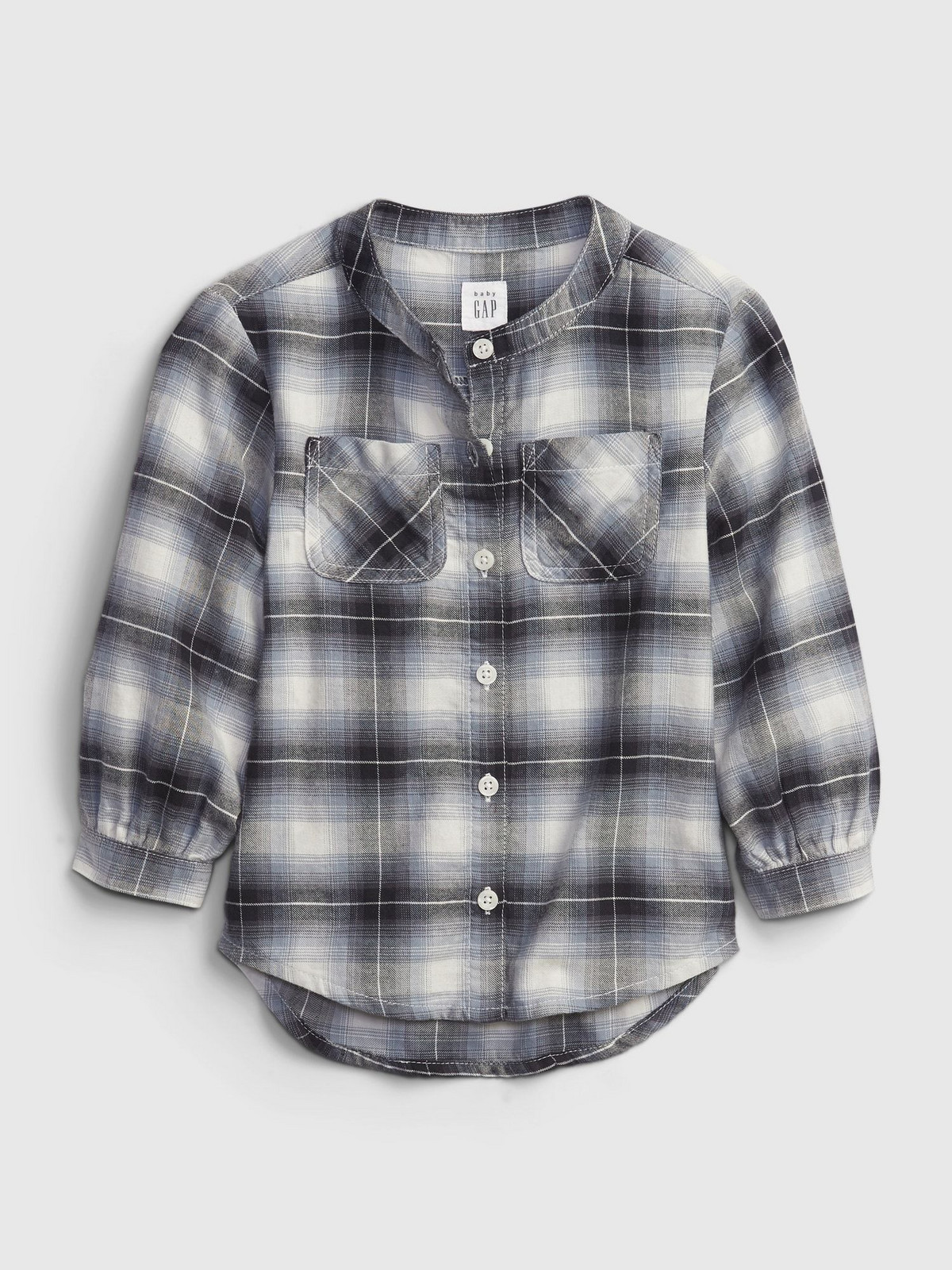 GAP Dětská košile oversized flannel shirt - Holky