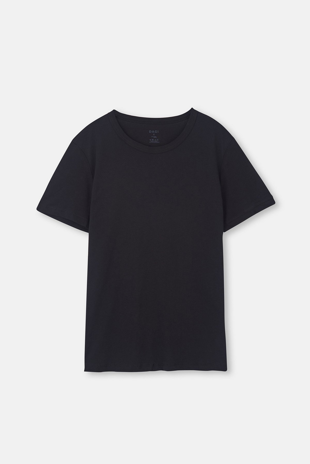 Dagi Black O Neck T-shirt