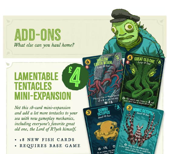 Tettix Games Deep Regrets - Lamentable Tentacles