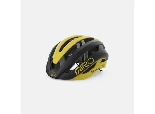 GIRO Aries Spherical přilba Mat Black/Yellow Visma vel. S (51-55 cm)