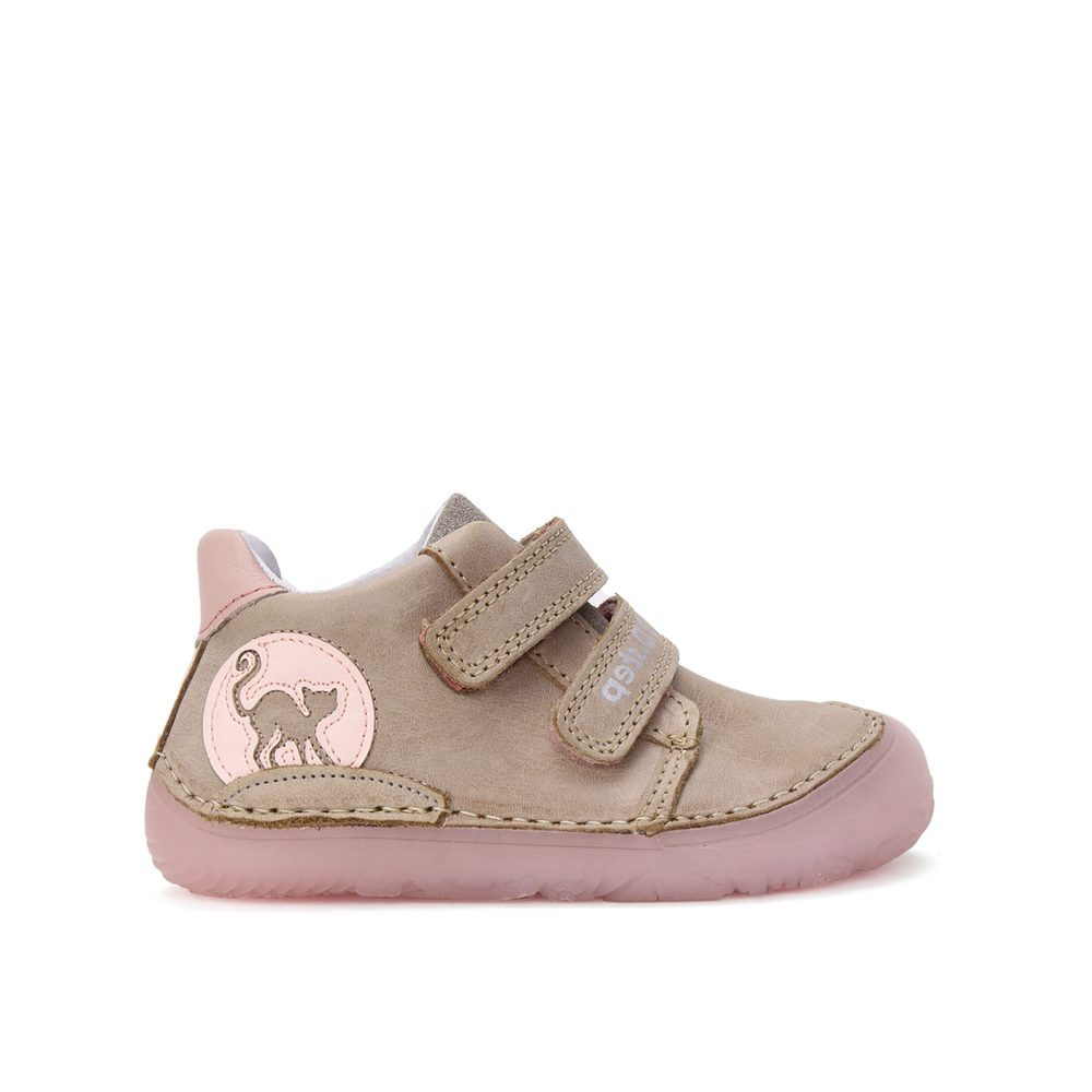 D.D.STEP S073-42803 CELOROČNÍ TENISKY Cream | Dětské barefoot tenisky - 20