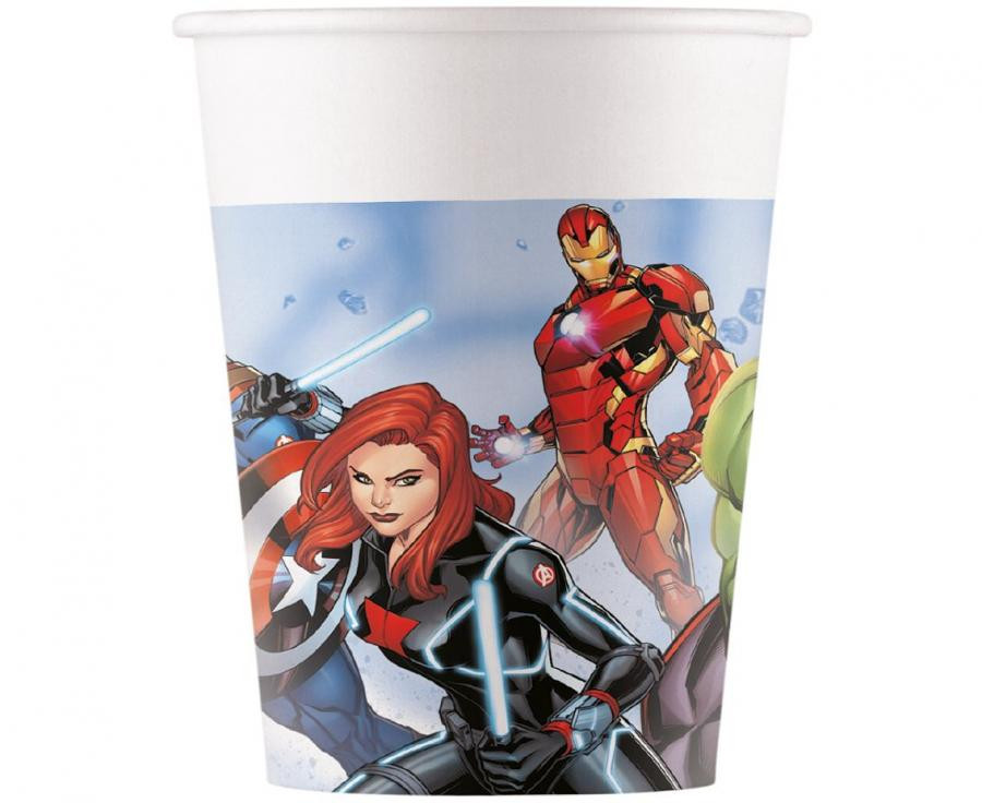 Avengers kelímky papírové 8 ks 200 ml