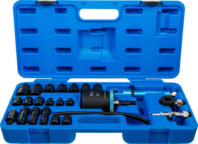 BGS technic Pneumatický stahovák vstřikovačů diesel, s adaptéry, sada 24 dílů - BGS 74512