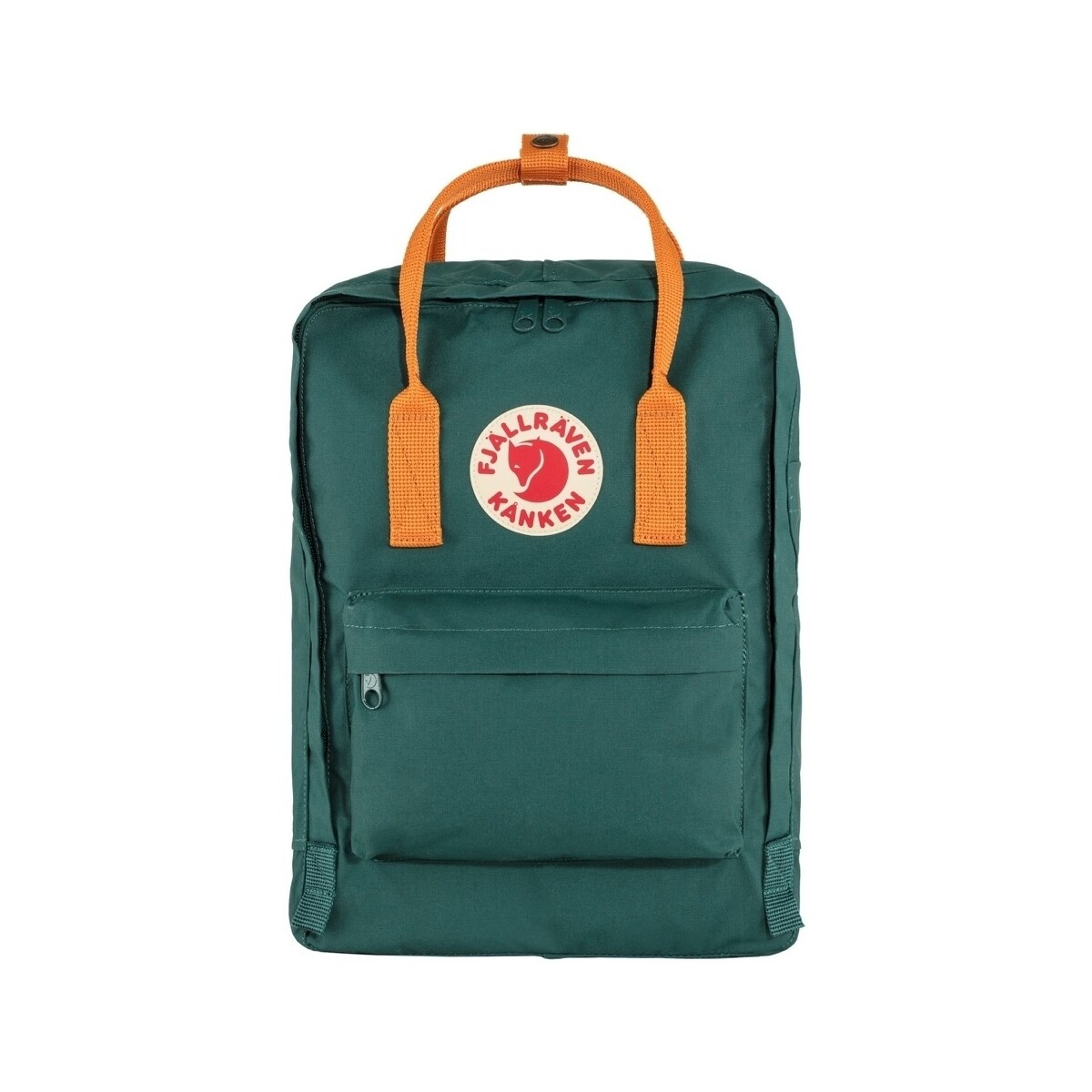 Fjallraven  FJÄLLRÄVEN Kanken Backpack - Arctic Green/Spicy Orange  Zelená