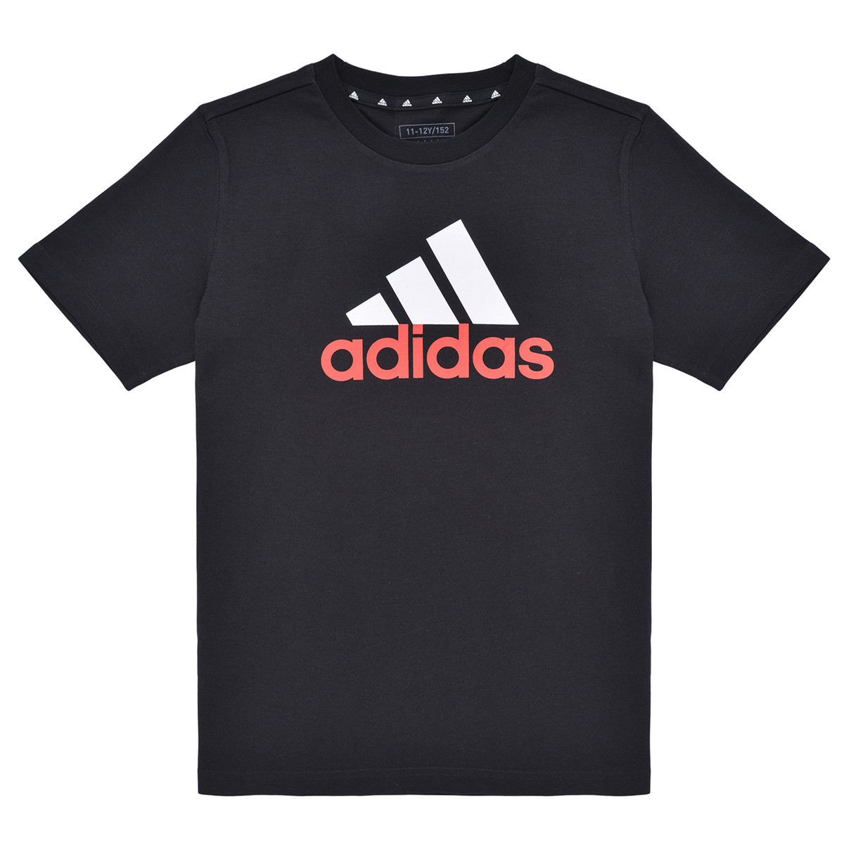 adidas  Essentials Two-Color Big Logo Cotton T-Shirt  Černá