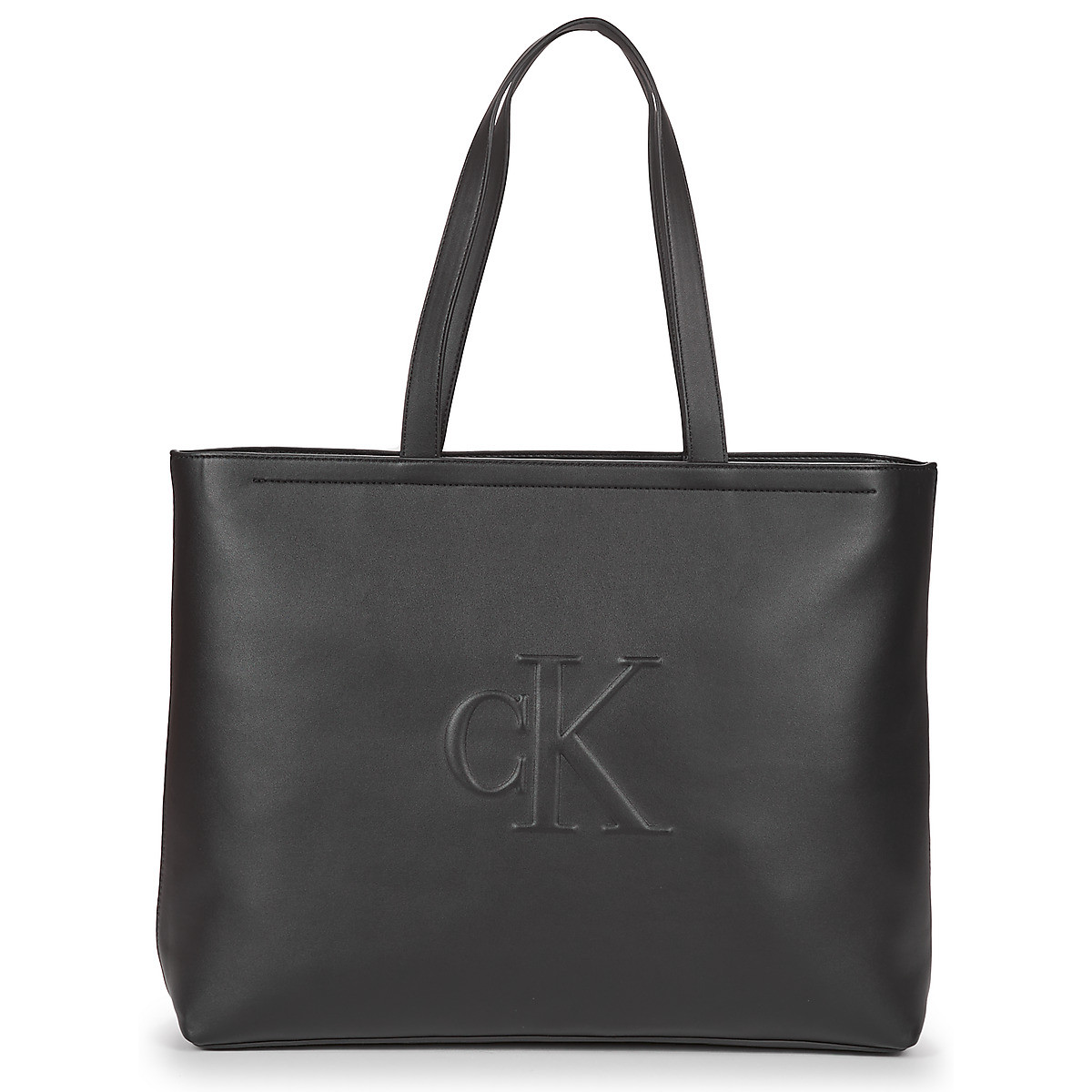 Calvin Klein Jeans  SCULPTED SLIM TOTE34 DEBOSS  Černá