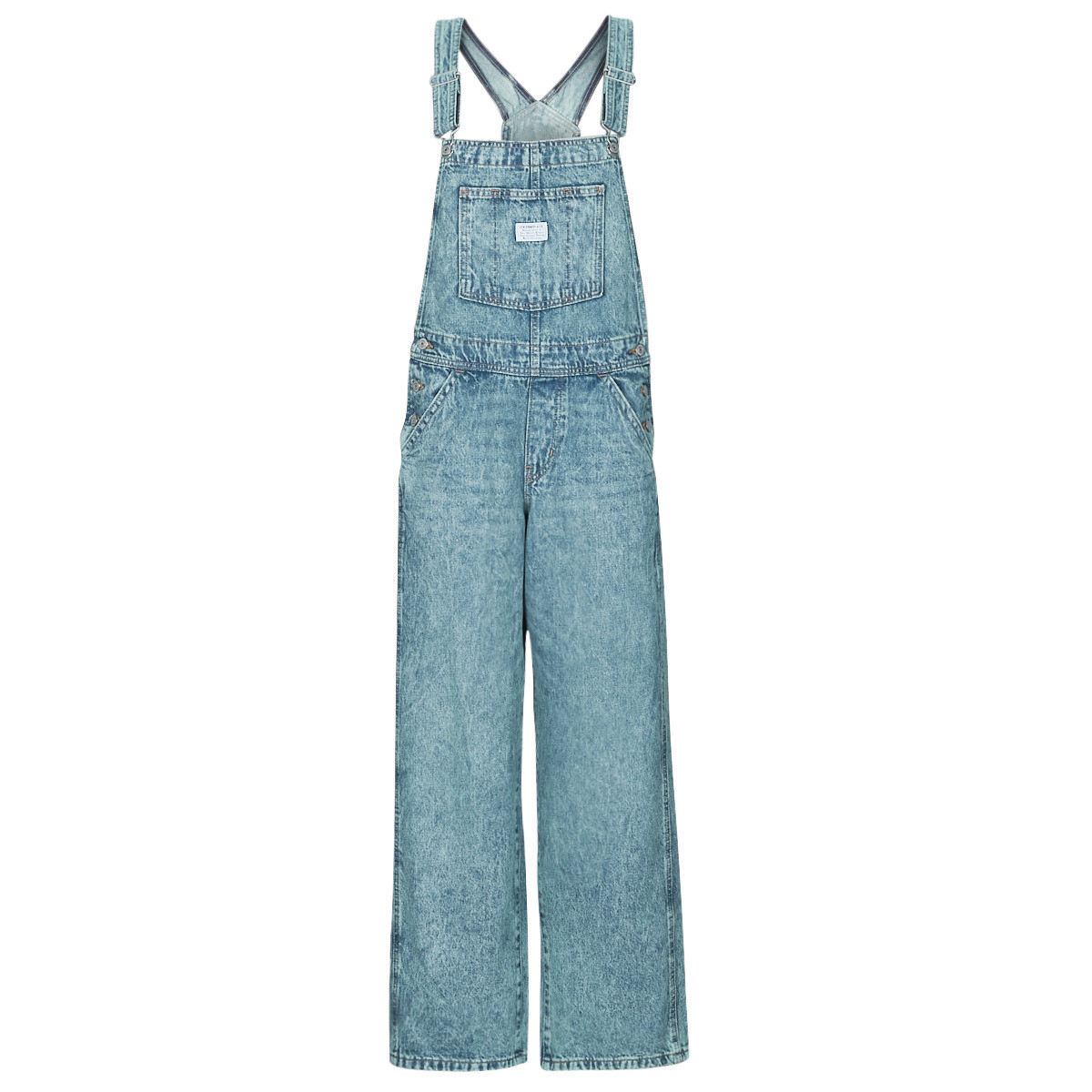 Levis  FL BAGGY OVERALL  Modrá