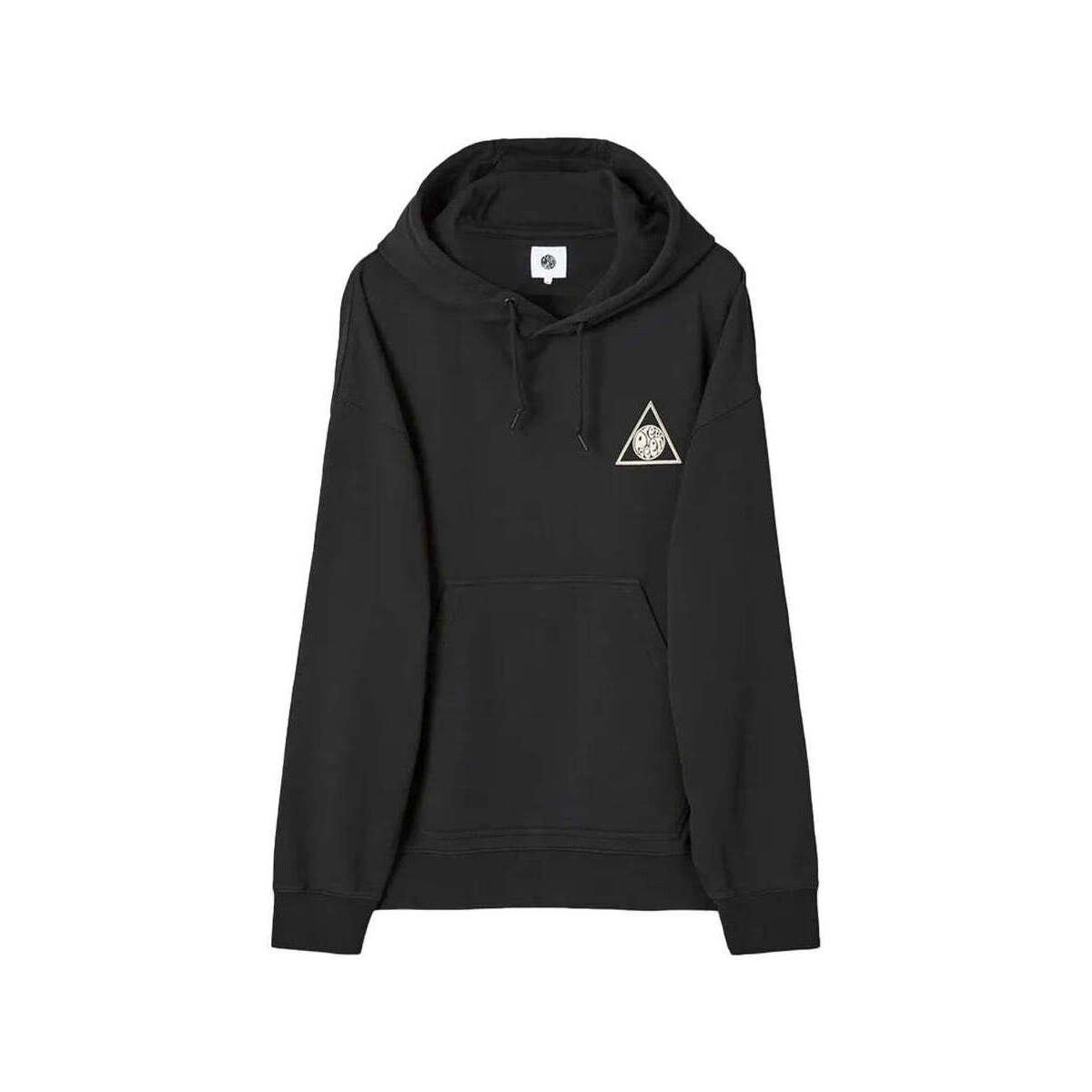 Pretty Green  Optical Oversized Hoodie - Black  Černá