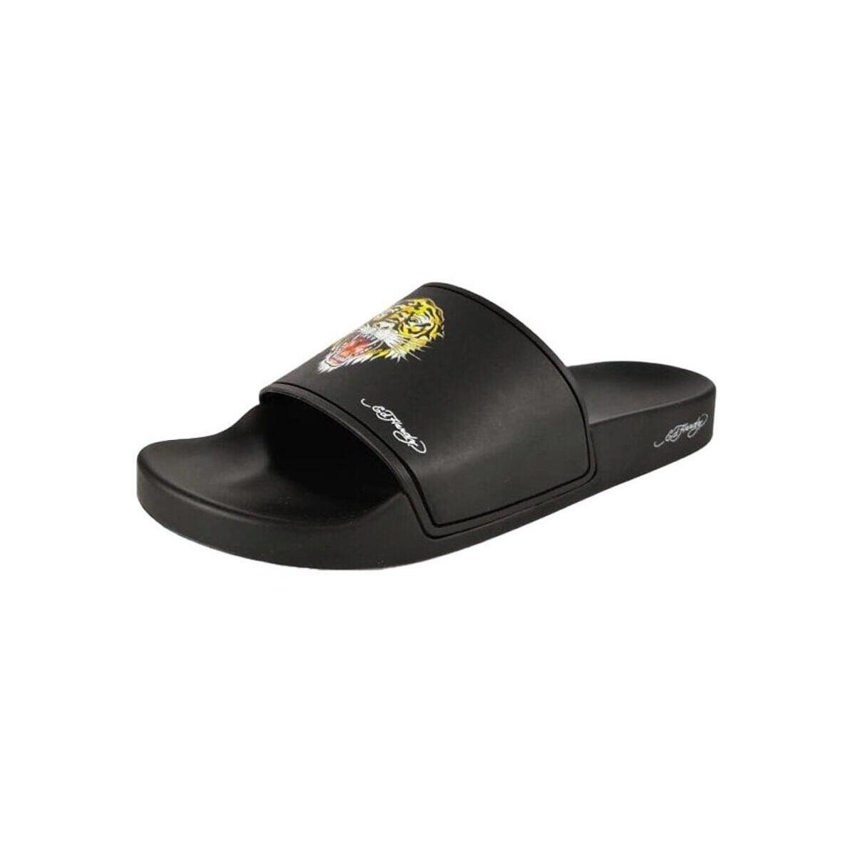 Ed Hardy  Fierce Slides - Black  Černá