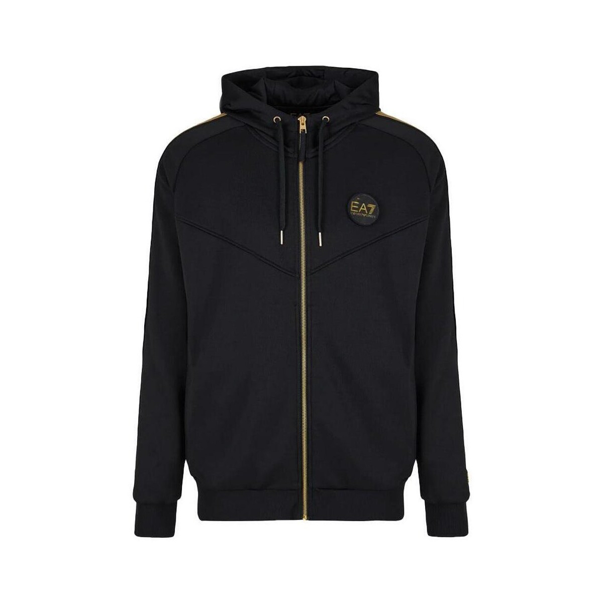 Ea7 Emporio Armani  World Of Football Hooded Track Top - Black  Černá