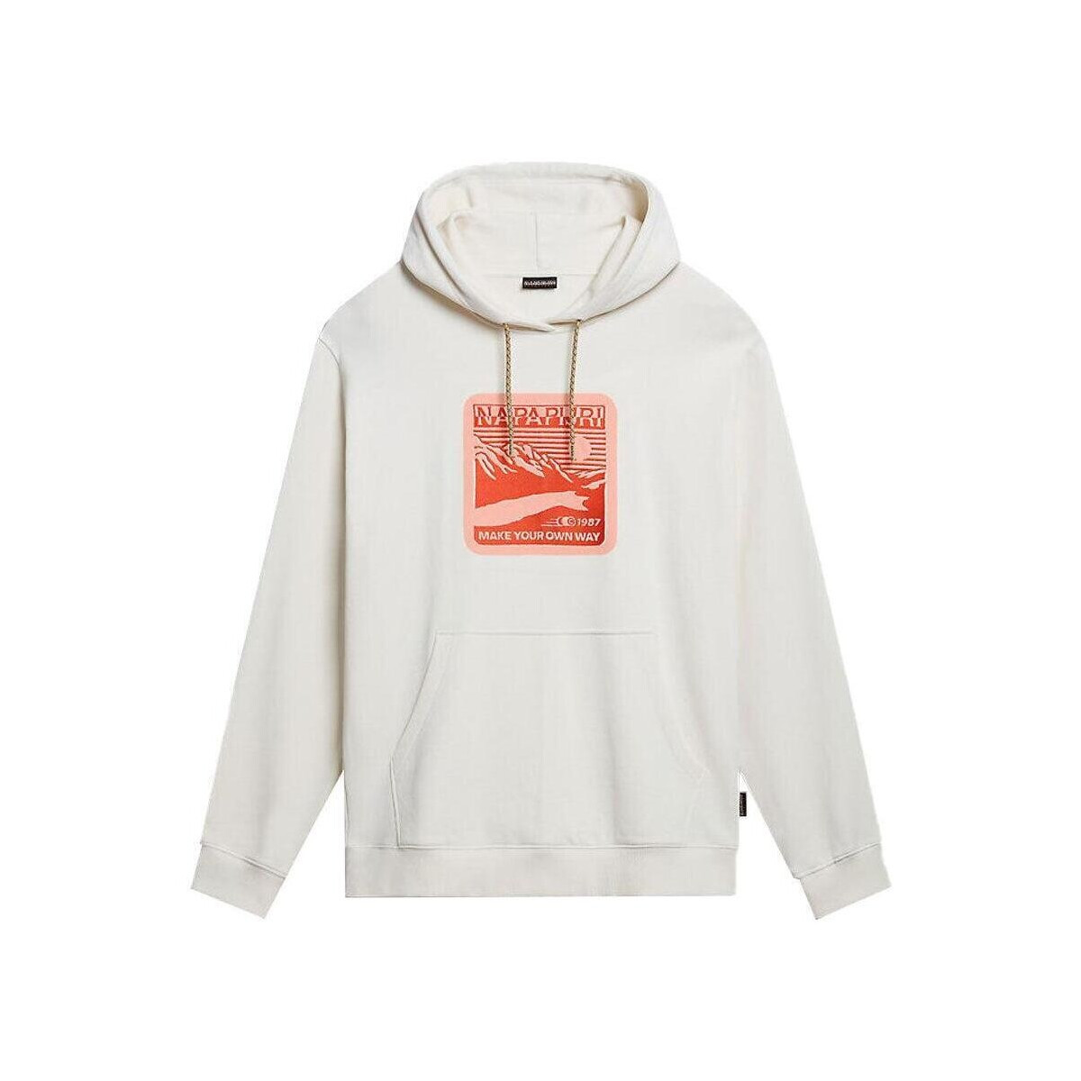 Napapijri  B Boyd Hoodie White Whisper  Bílá