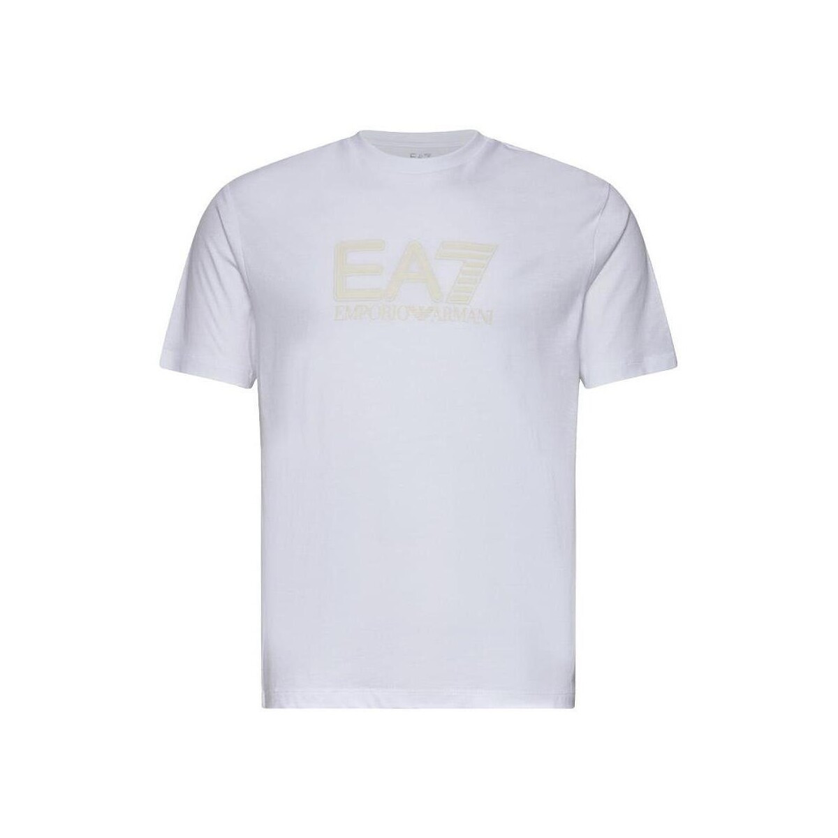 Ea7 Emporio Armani  Visibility Logo T-Shirt White  Bílá