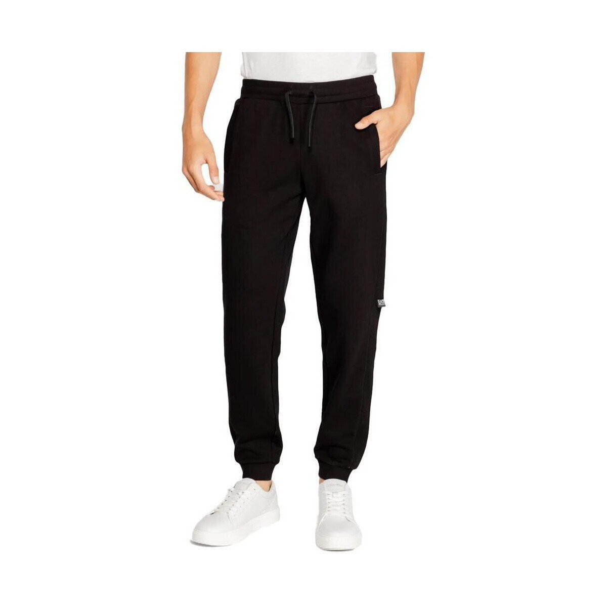 Ea7 Emporio Armani  Visibility Logo Joggers Black  Černá